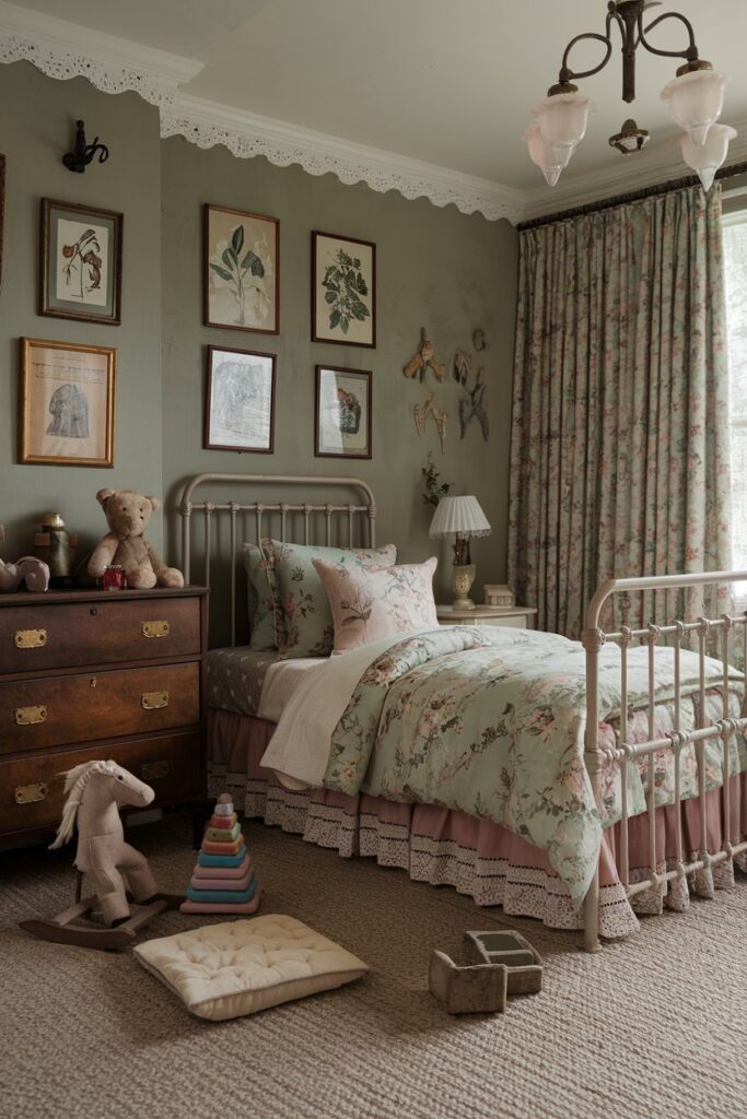 Vintage-Inspired Kids Room