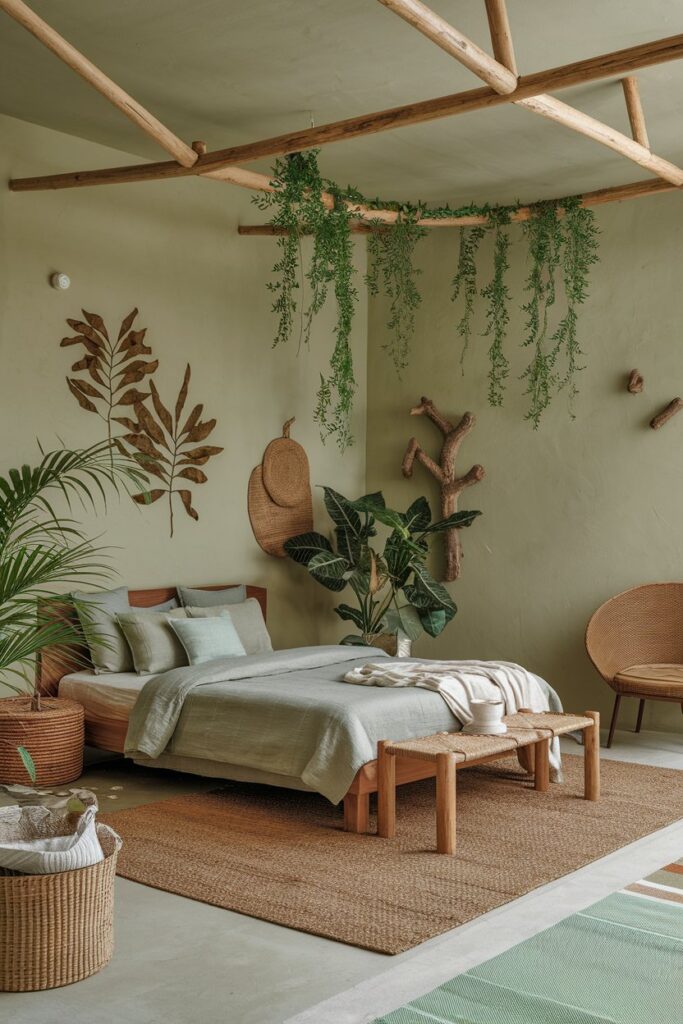 Nature-Inspired Guest Room