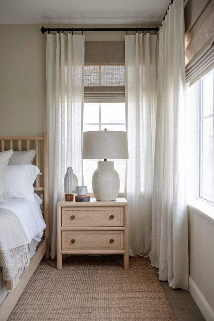 Layered Curtains & Shades