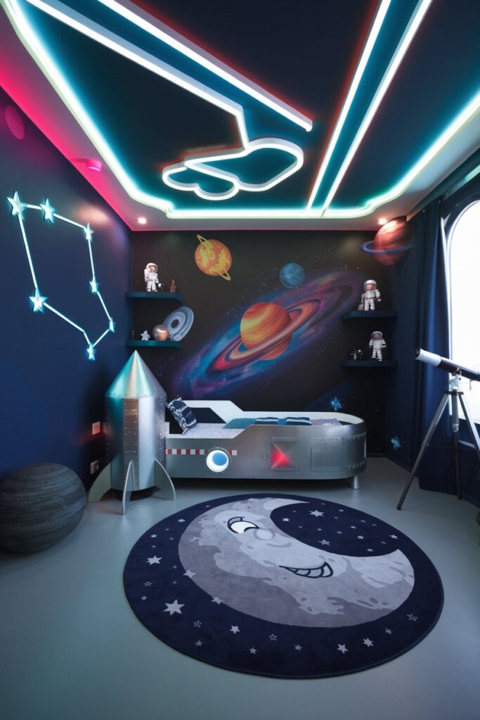 Space Adventure Bedroom