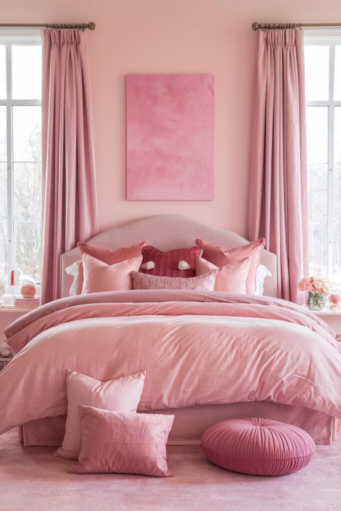 Monochrome Pink Layers