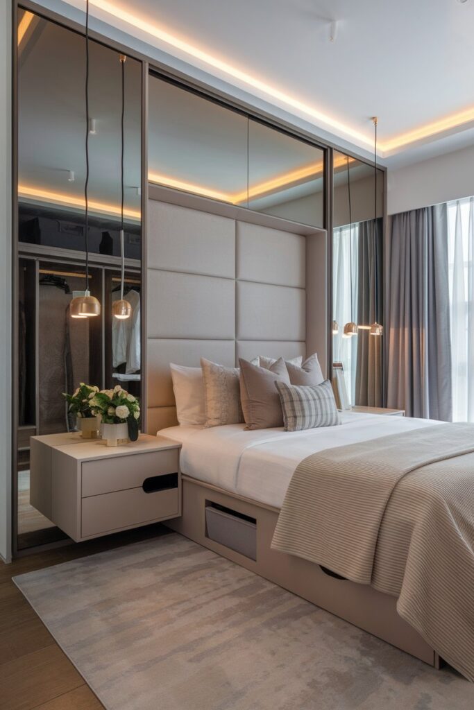 Luxury Small Bedroom Ideas with Smart Design