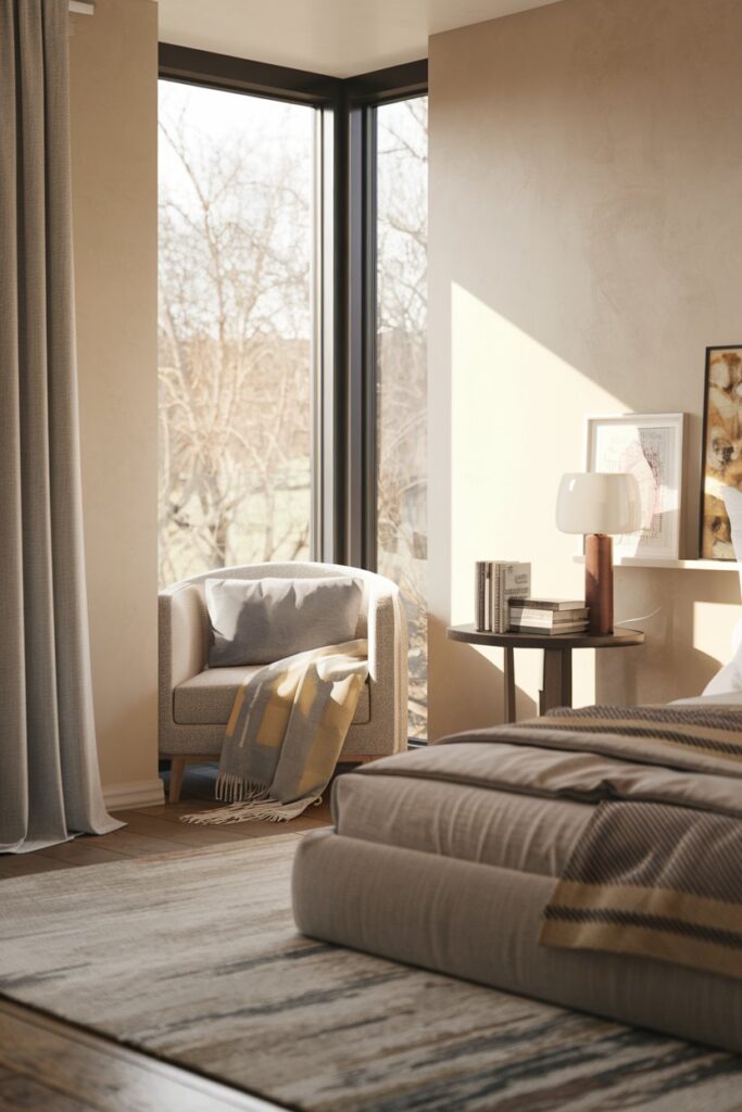 Guest Bedroom with Reading Nook