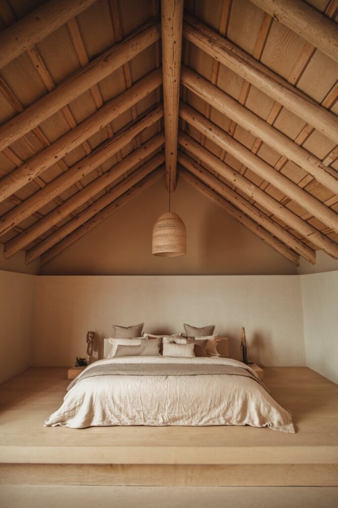 Japandi Ceiling Beams
