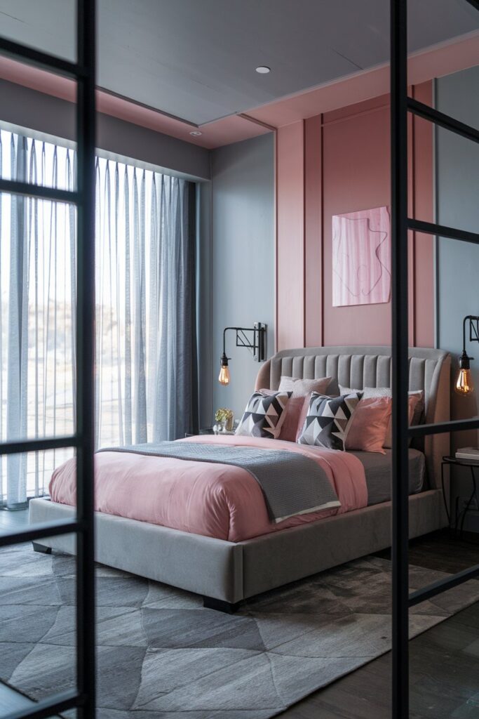 Modern Pink & Gray Combo