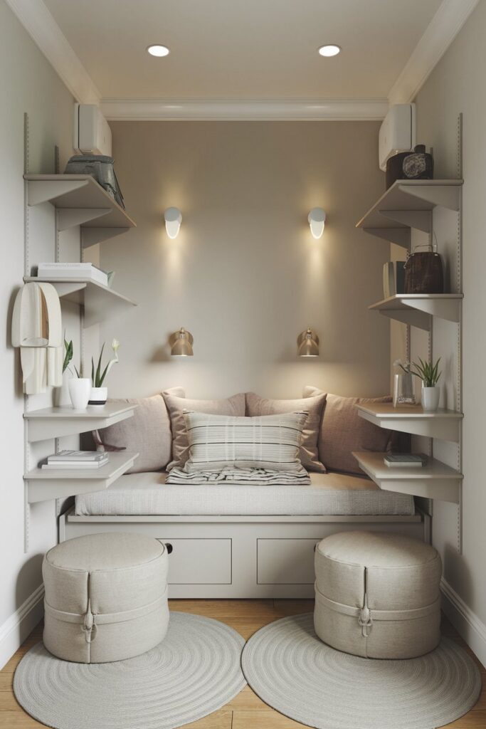Small Guest Bedroom Space-Savers