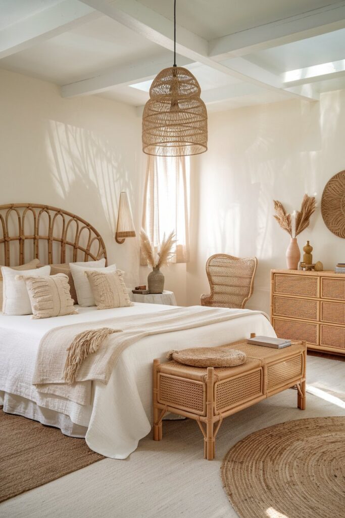 Woven Rattan and Cane Decor