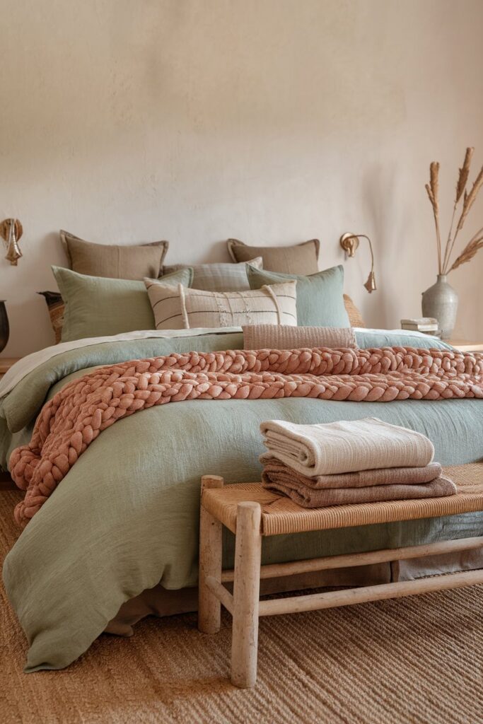 Earthy Bedding Choices