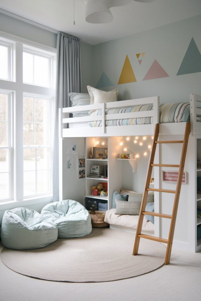 Loft Bed with Play Area