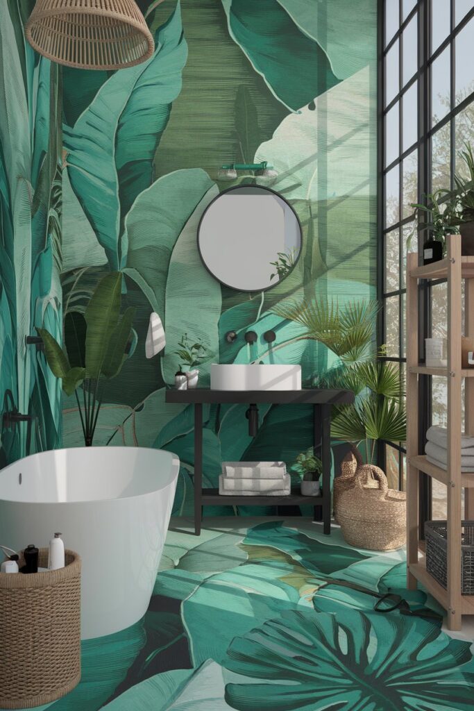 Botanical Green Wallpaper