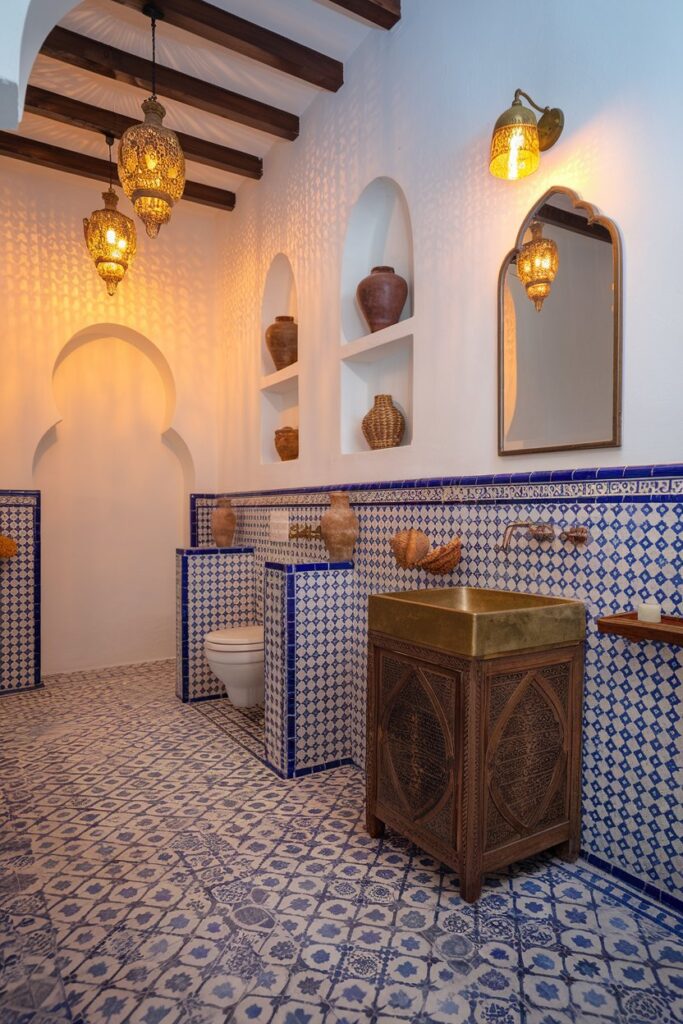 Blue Moroccan Tile Patterns