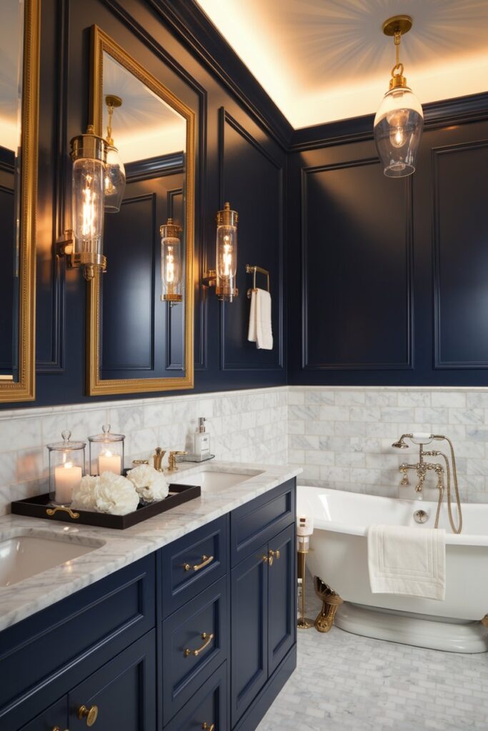 Blue and Gold Glamour