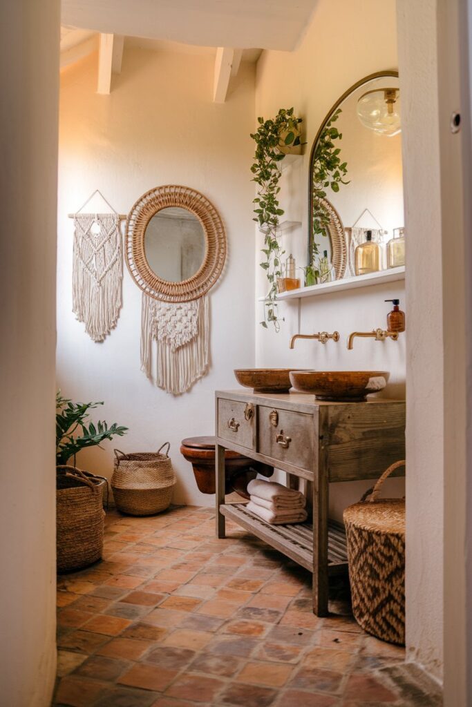 Boho Guest Bathroom