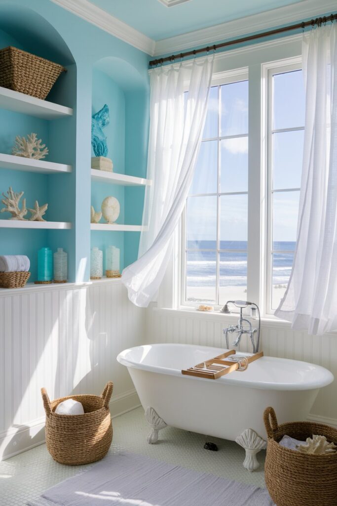 Sky Blue Coastal Retreat