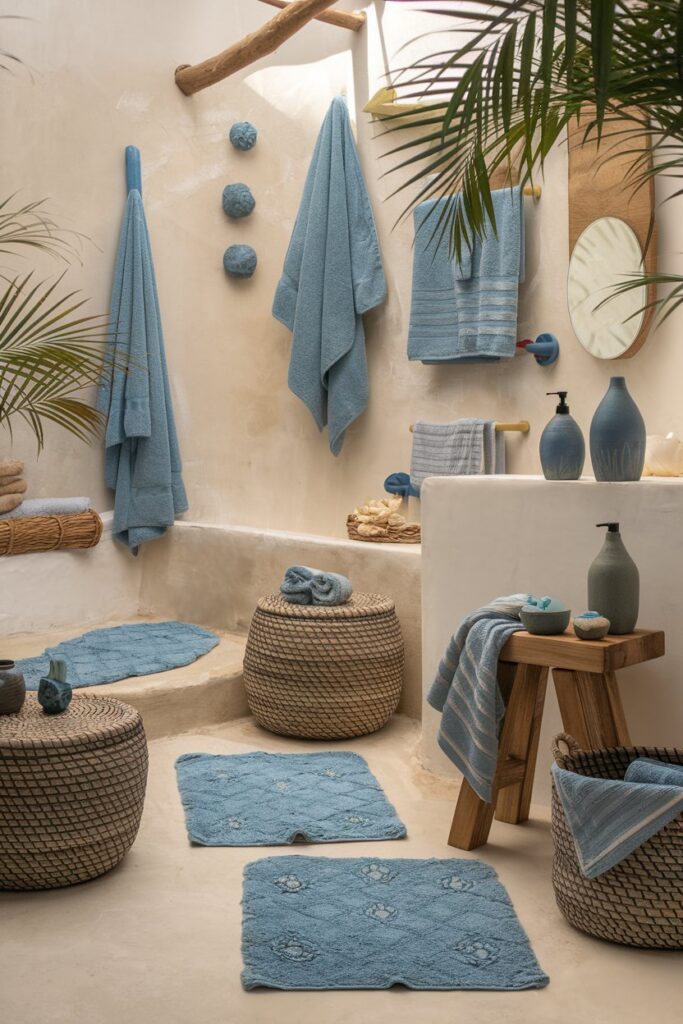 Blue Accessories and Textiles