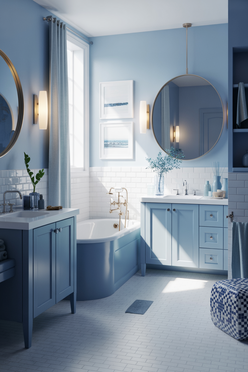 30 Blue Bathroom Ideas to Transform Your Space with Calm and Style