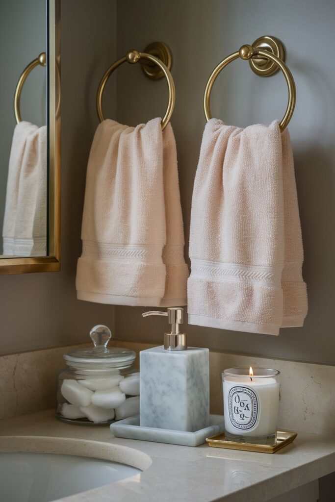Luxe Hand Towels and Accessories
