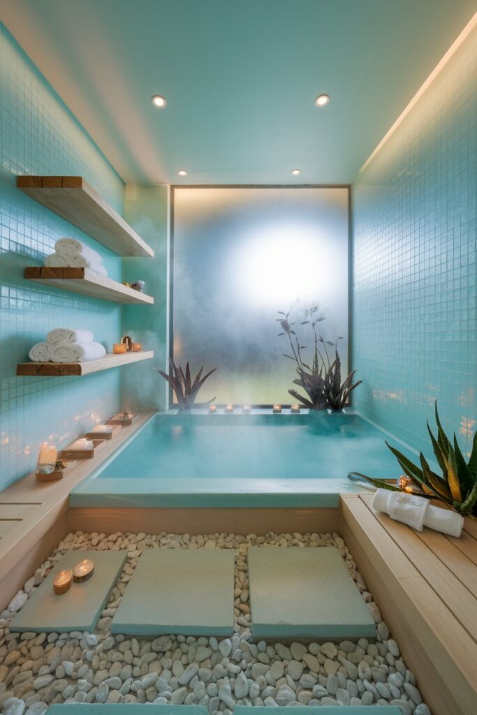 Aqua Blue Spa Ambiance