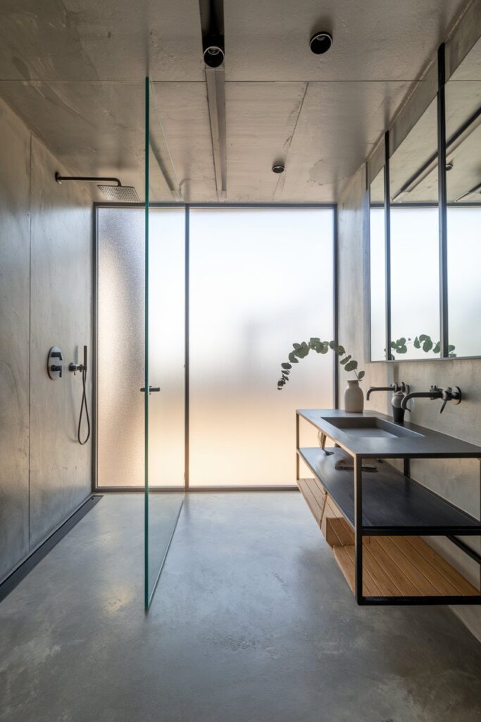 Glass and Concrete Chic