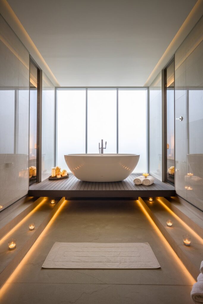 Floating Bathtub Platform