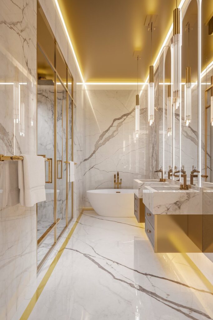 Gold and Marble Combination