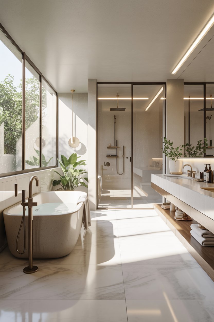 30 Stunning Modern Luxury Bathroom Ideas That Redefine Elegance