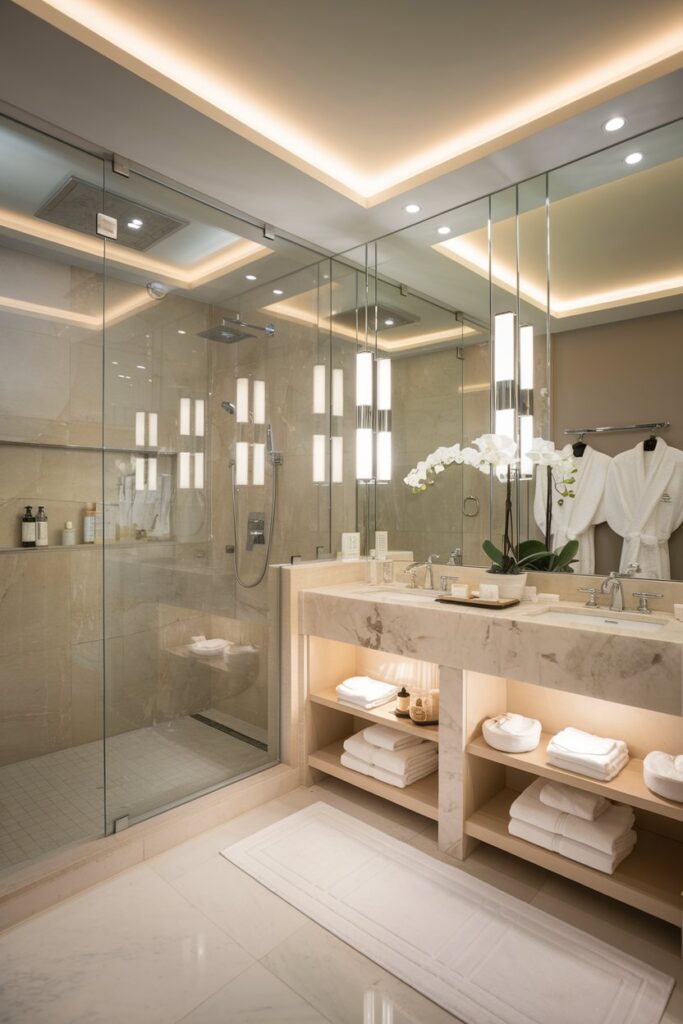 High-End Hotel Bathroom