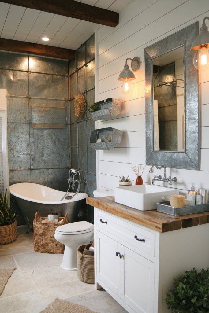 Galvanized Metal Decor