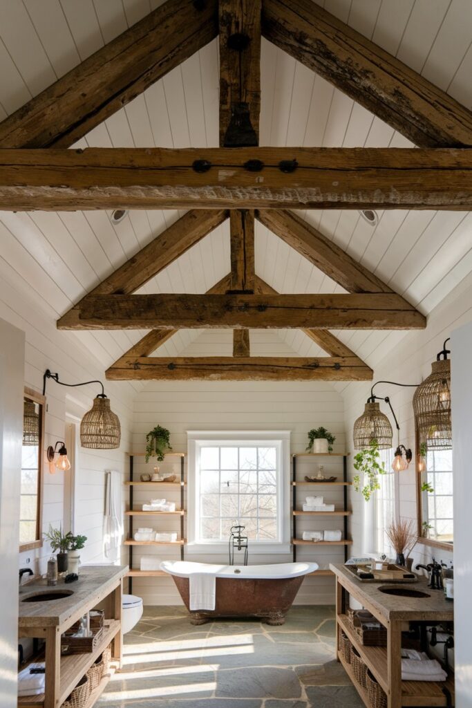 Exposed Wood Beams