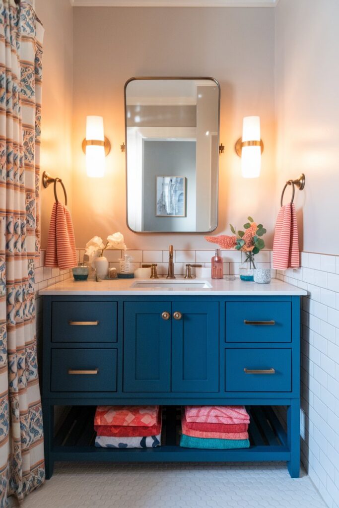 Colorful Bathroom Vanity Ideas