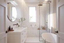 30 White Bathroom Ideas That Feel Timeless, Bright, and Beautiful