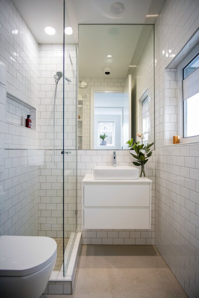 Small White Bathroom Ideas for Compact Spaces