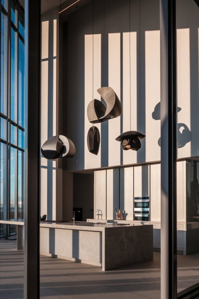 Modern Kitchen Statement Lighting