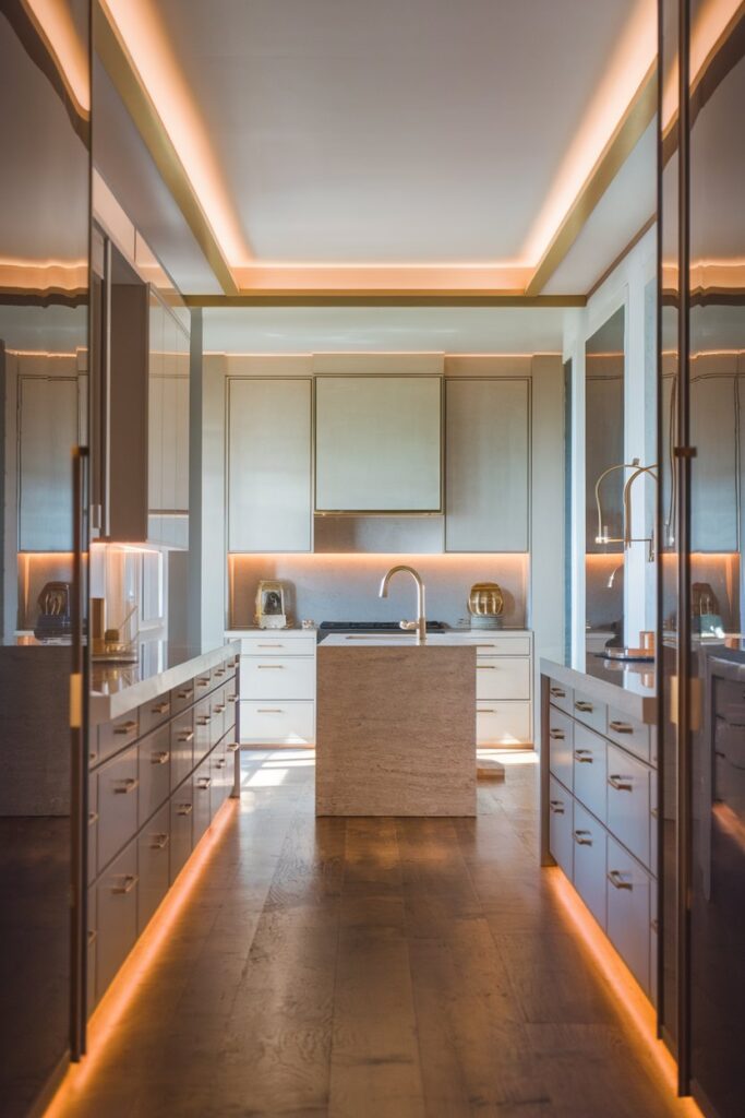 Modern Kitchens with Metallic Accents