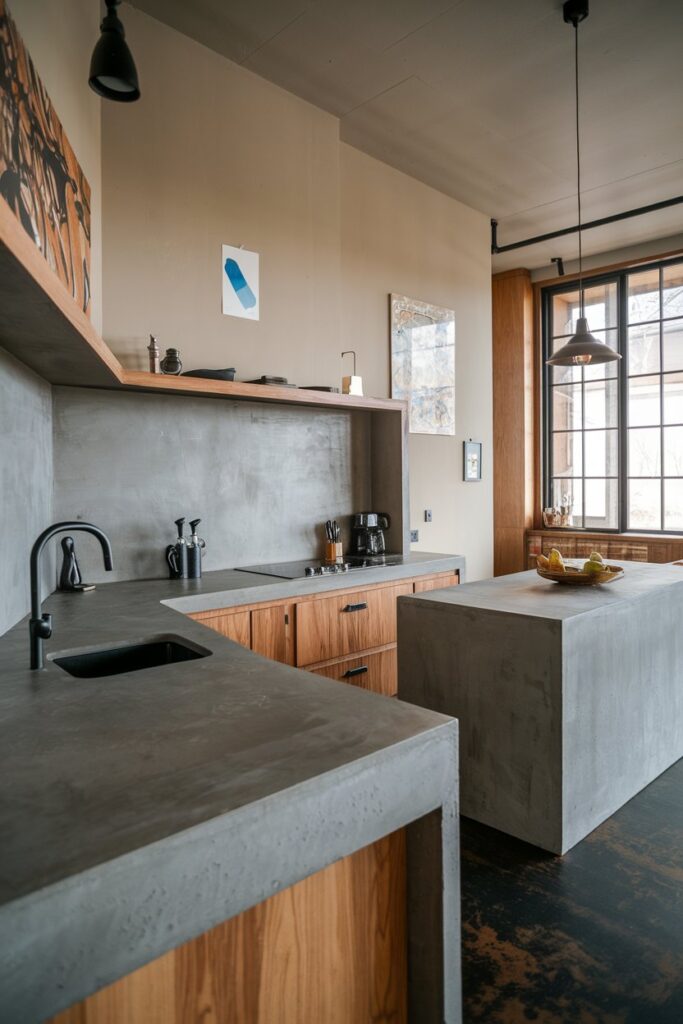 Concrete Modern Kitchen Elements