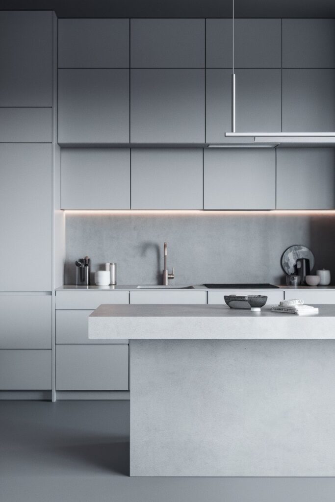 Monochrome Modern Kitchen Design