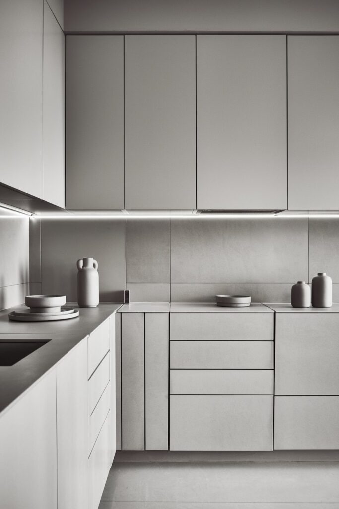 Monochrome Kitchen Design