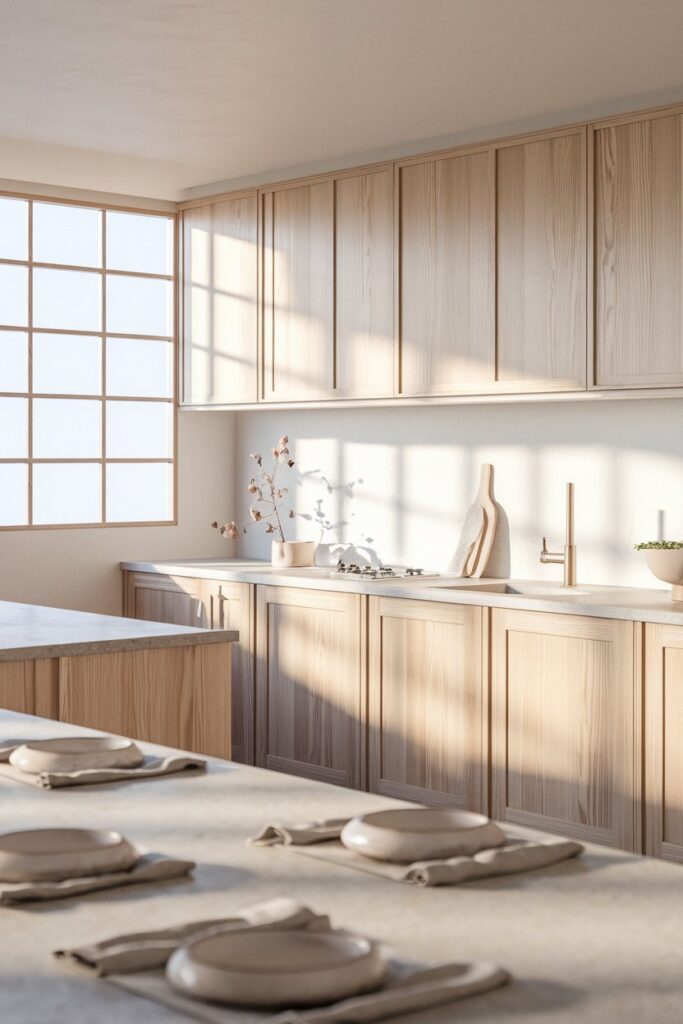 Japandi-Style Minimalist Kitchen