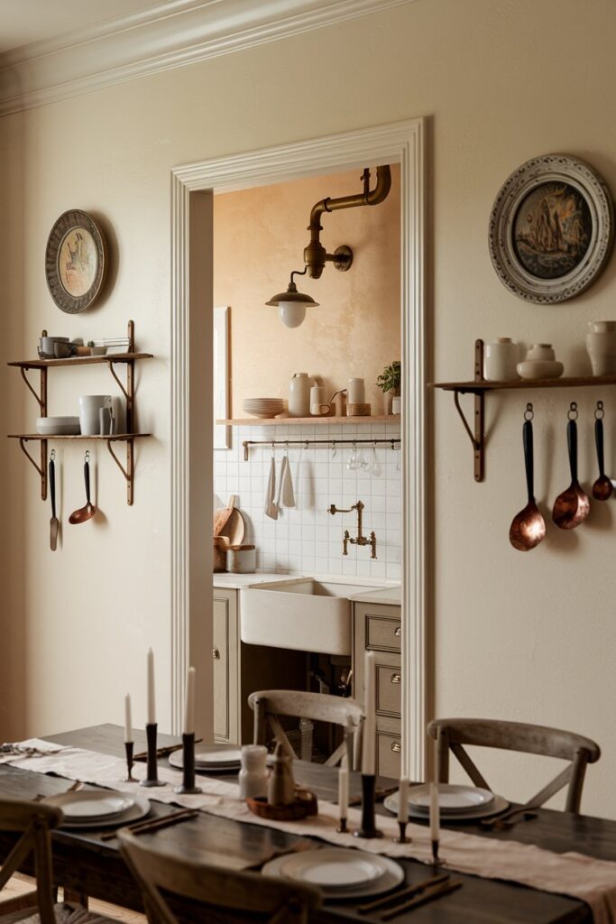 Farmhouse Sink with Antique Fixtures