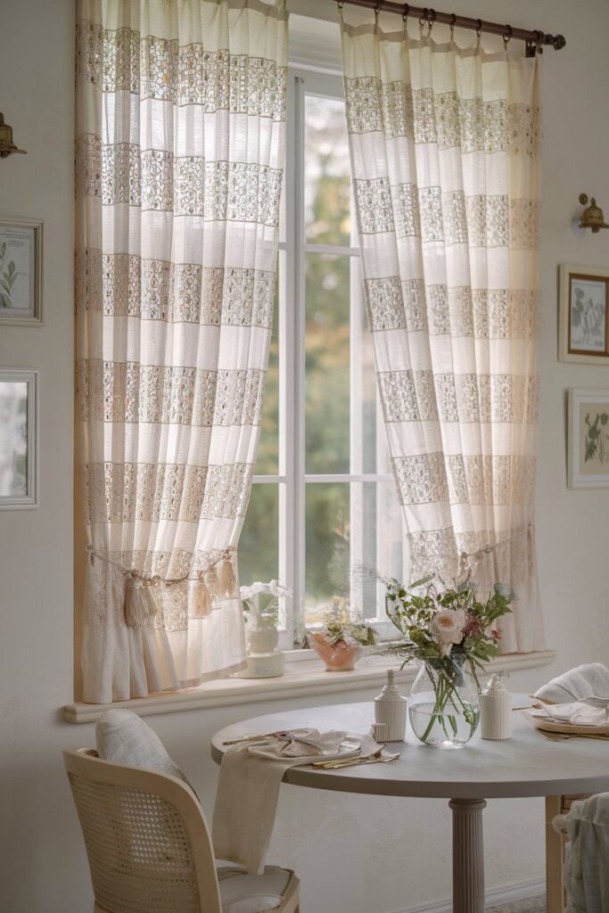 Lace Curtains for Soft Natural Light