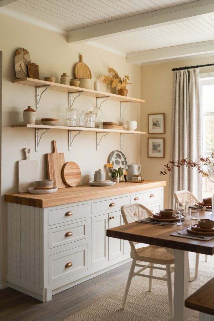 Butcher Block Countertops for Warmth