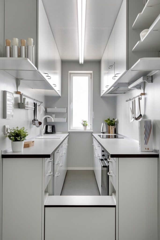 Small Minimalist Kitchen for Compact Spaces