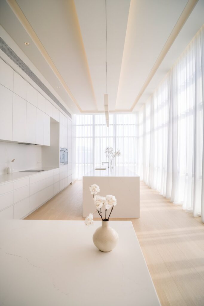 Minimalist White Kitchen
