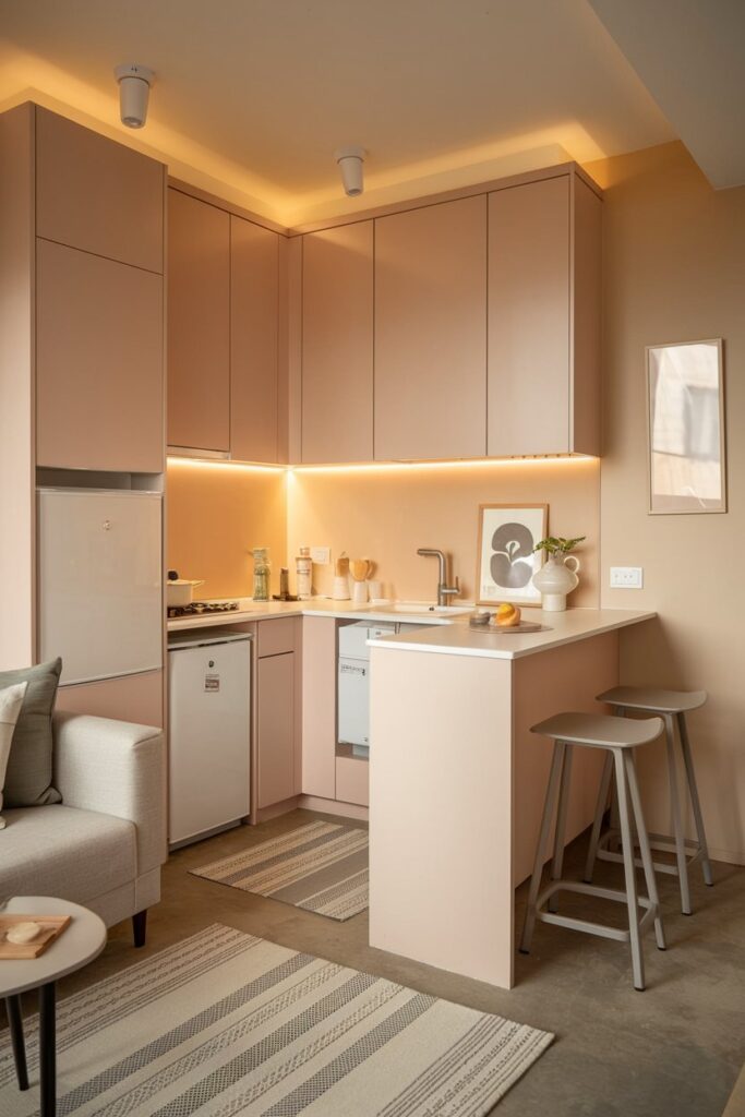 Studio Apartment Kitchen Setup