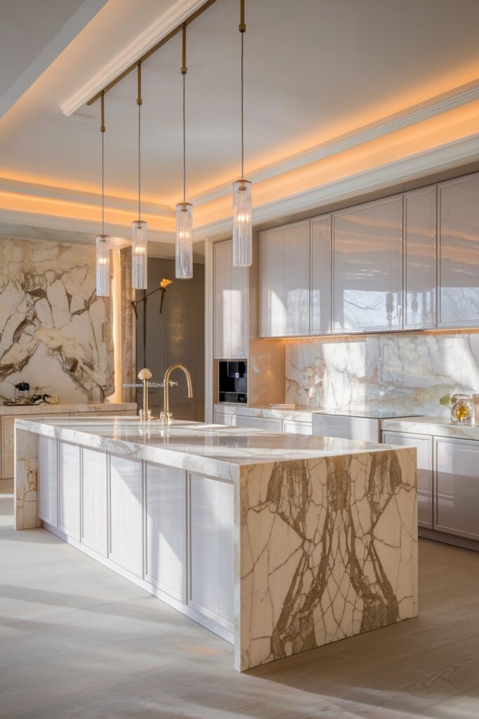 Marble Elegance Kitchen