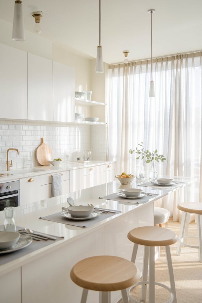 Bright and Airy White Kitchen Designs