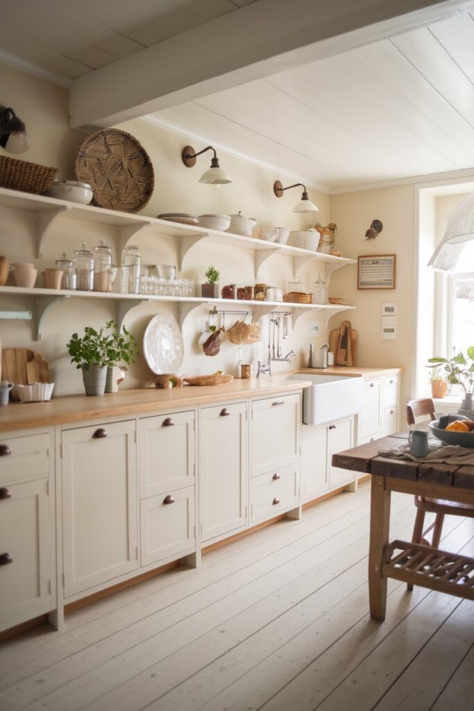 Farmhouse-Inspired Scandinavian Kitchen Blend
