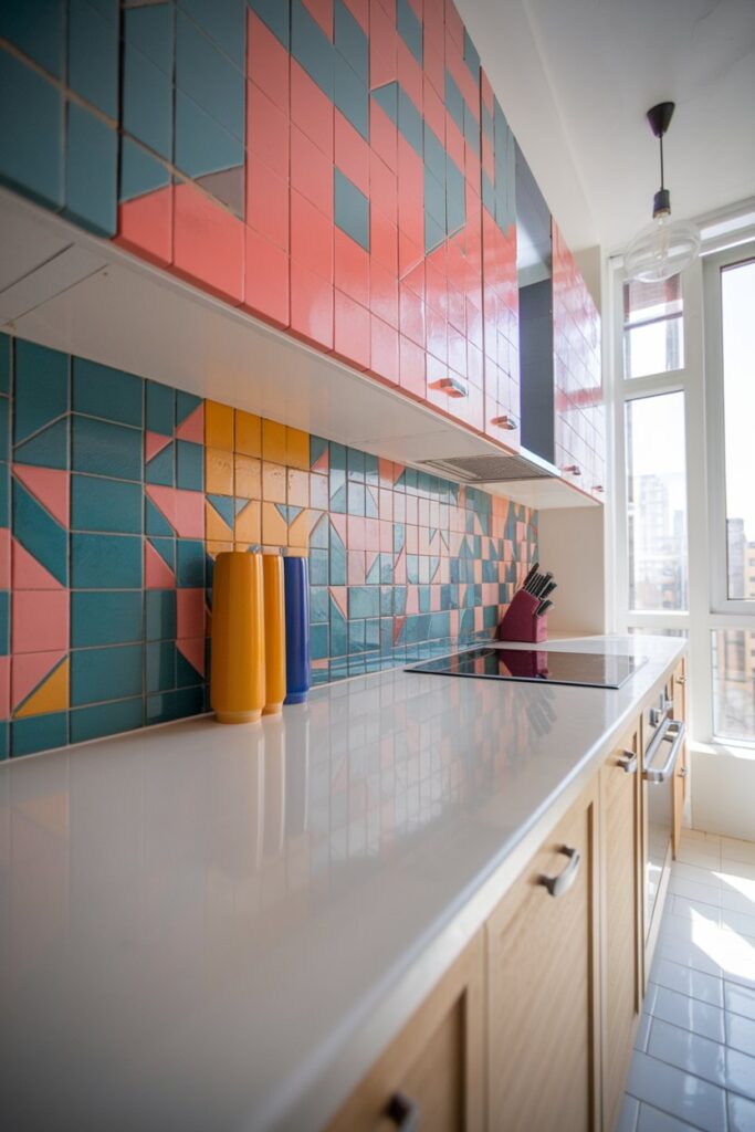 Colorful Backsplash Ideas