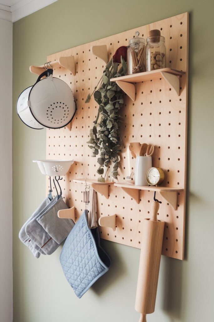 Pegboard Wall Storage for Tools & Accessories