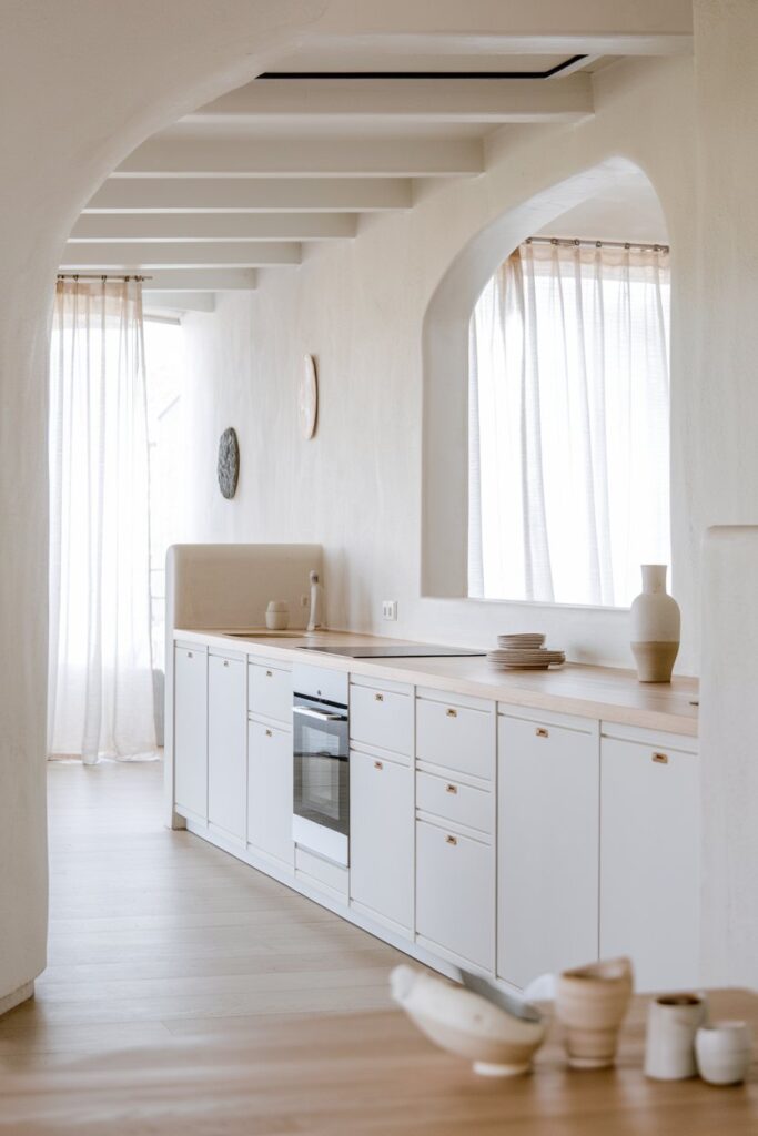 Scandinavian Kitchen with Minimal Decor Styling